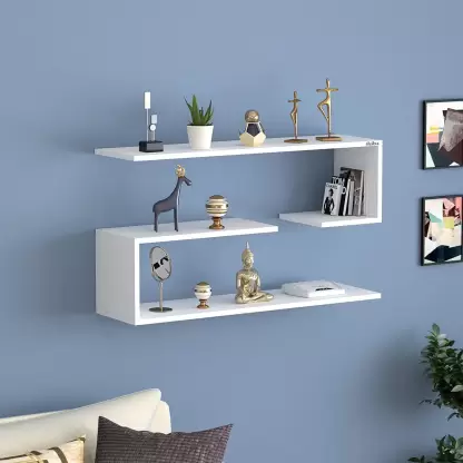 ANIKAA Wall Shelf/ Floating Wall Shelves/ Book Shelf Particle Board Wall Shelf 1070Rs only/-